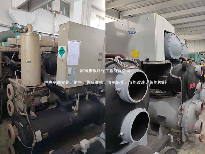 郑州工业空调安装螺杆式冷水机组安装(图1)