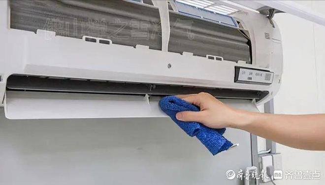 气温上升济南空调清洗业务增加但旺季还要等到6月份