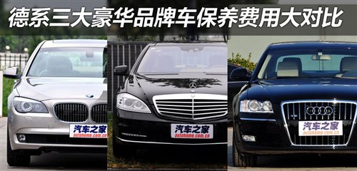 奔驰宝马奥迪德系车保养费用全面PK