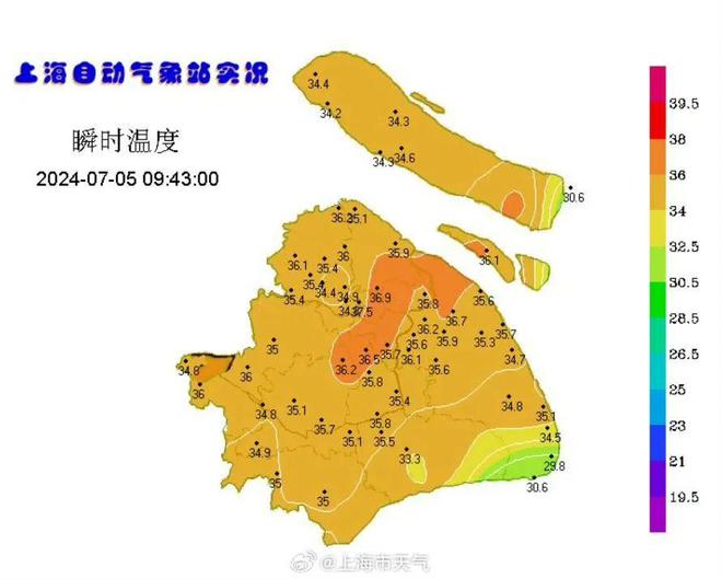 比昨天还热！上海今天不止38℃全国前三占俩…有人吐槽：坐网约车热吐了；司机：不开空调有苦衷(图2)