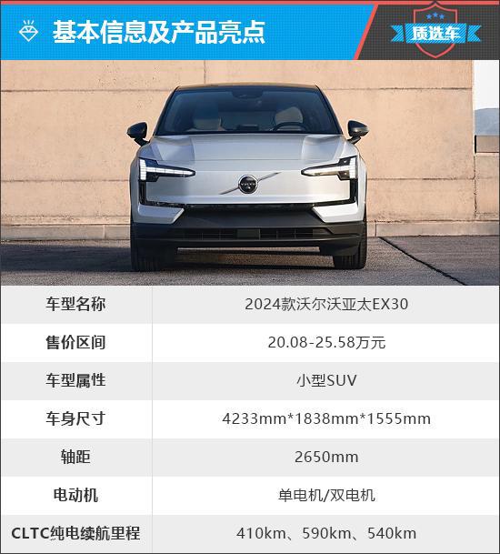 质选车：沃尔沃EX30能否成为家族销量担当