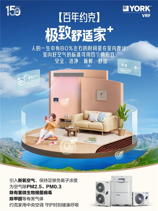 全民消暑季约克VRF中央空调消暑清凉节火爆来袭(图3)