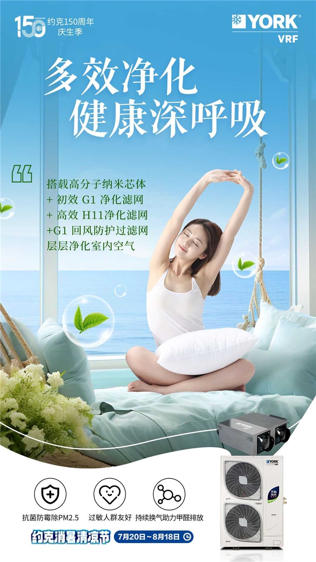 从好空调到好空气约克VRF中央空调带给用户不一样的全屋舒适体验(图4)