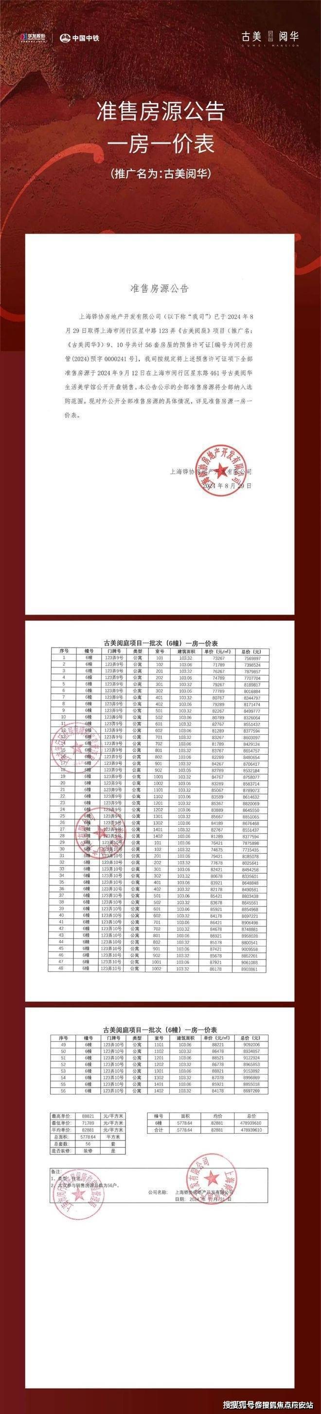 2024闵行古美阅华（网站）古美阅华楼盘详情户型价格地址(图3)