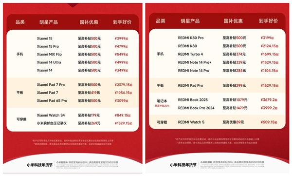 手机国补正式启动小米15到手低至3999元：性价比暴增(图3)