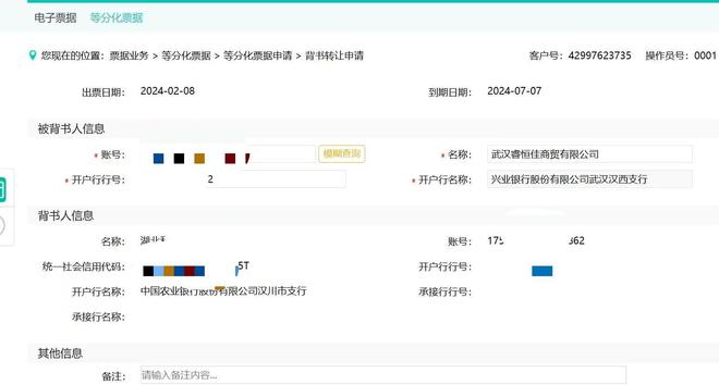 可拆分票据实操：农业银行背书申请操作流程新手必读(图2)
