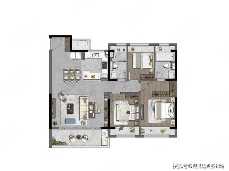 大悦繁华图:五年一学位政策加持教育资源丰富的理想家园(图8)