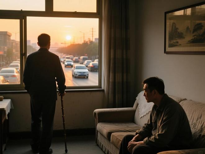 七旬老人连蹭5年银行空调新经理驱赶老人招手：这栋楼是我的(图3)