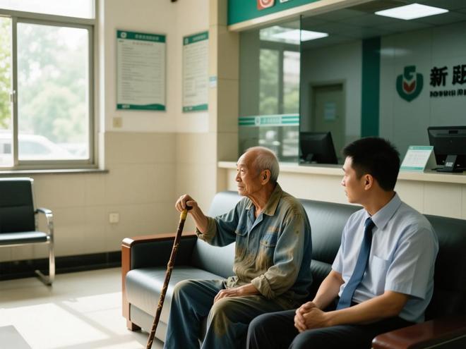 七旬老人连蹭5年银行空调新经理驱赶老人招手：这栋楼是我的