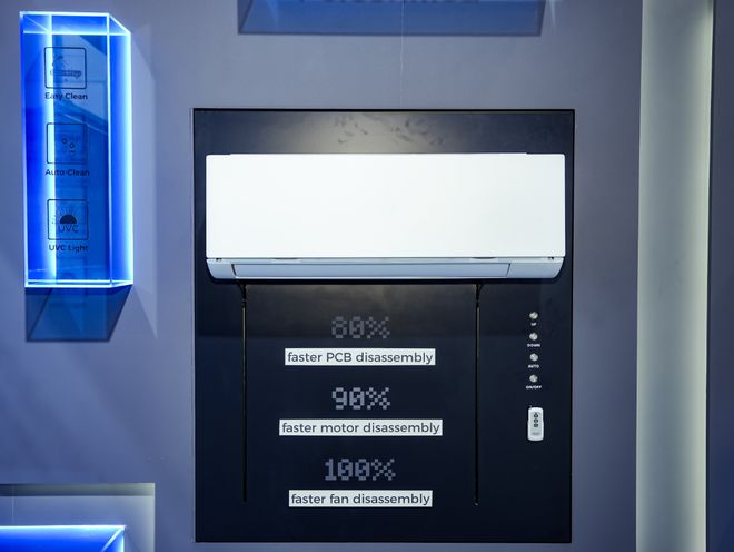 海尔空调广交会独家展示“易安装、易拆除、易清洗”的服务方案